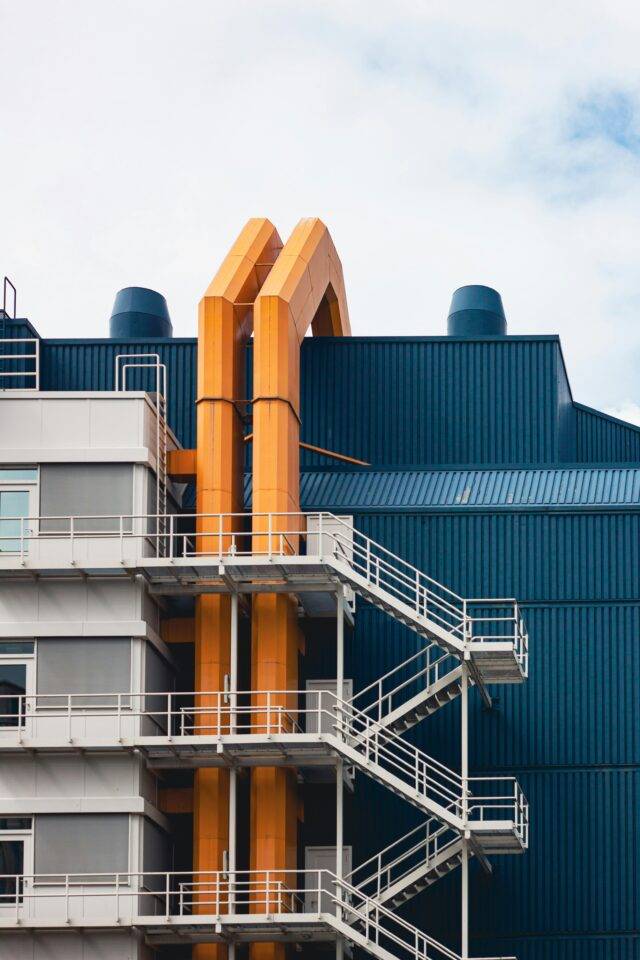 An industrial building